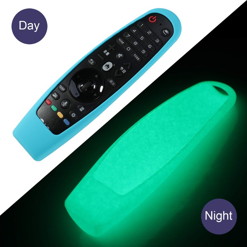 Akwox Case for LG AN-MR600 AN-MR650 AN-MR18BA Magic Remote, Nightglow Blue - Image 3